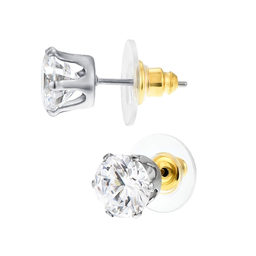 Bullet Clutch Earring Backs for Studs with Pad Rubber Earring