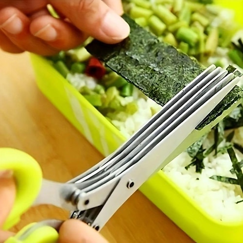 Multi-Layer Scissor Stainless Steel Kitchen Scissor Green Onion