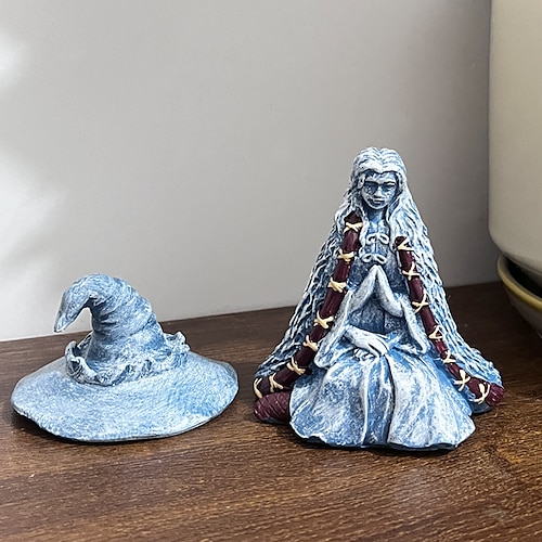  KRYPTTON Ranni Witch The Elden Ring Statue Resin The Witch  Figures with Detachable Hat Ornament Ranni Decoration Sculpture (Small) :  Home & Kitchen