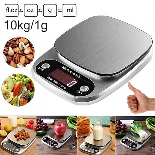 10Kg Electronic Kitchen Scales Digital Precision Balance Coffee