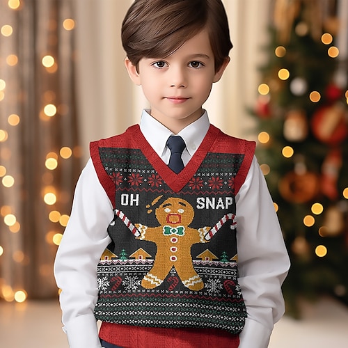 Boys christmas deals sweater vest