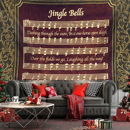 

Christmas Hanging Tapestry Wall Art Large Tapestry Mural Decor Photograph Backdrop Blanket Curtain Home Bedroom Living Room Decoration