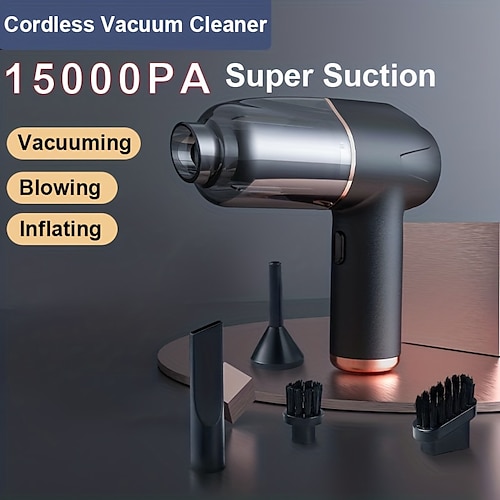 

Wireless Car Vacuum Cleaner 6000Pa Rechargeable Handheld Vacuum Cleaner - Perfect For Home Car Cleaning