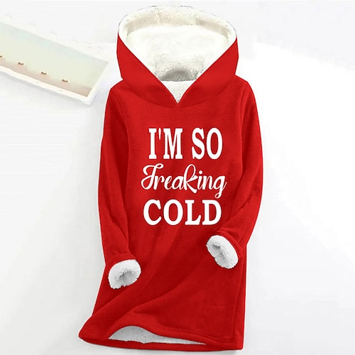  moletom feminino com capuz, pulôver, sherpa, letras, casual, esportivo, estampa, quente, felpudo, confortável, moletom com capuz, manga comprida, top microelástico, outono&tecido macio respirável