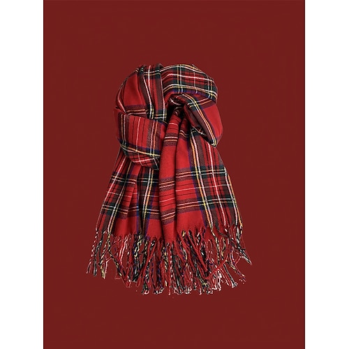 

Damen Modisch Outdoor Plaid Kopfbedeckungen