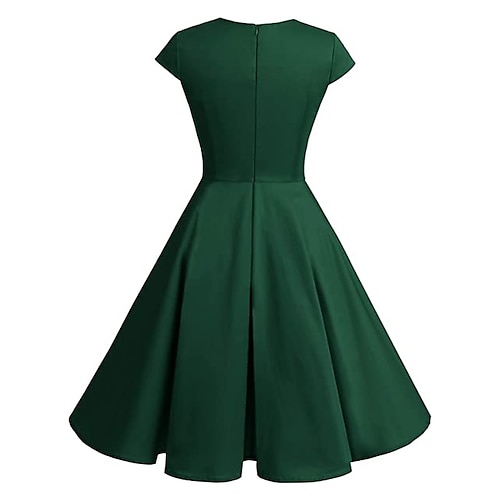 1950s Retro Vintage Knee Length Swing Dress Flare Dress V Neck Fancy Dress Women's Masquerade Prom Party Casual Daily Adults' Dress Gloves Homecoming Dresses 2026 - 26.99 1950s Retro Vintage Knee Length Swing Dress Flare Dress V Neck Fancy Dress Women's Masquerade Prom Party Casual Daily Adults' Dress Gloves Homecoming Dresses 2026 - 26.99