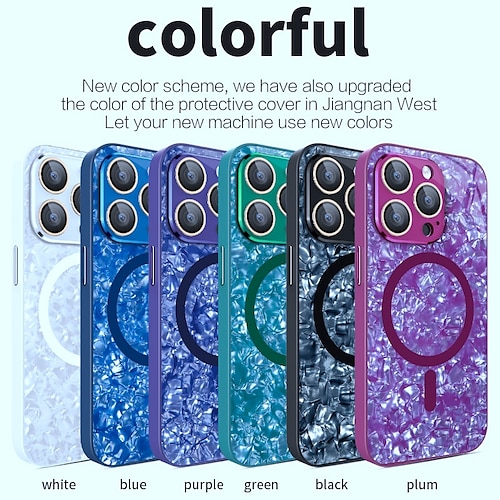 

teléfono Funda Para iPhone 15 Pro Max Plus iPhone 14 Pro Max iPhone 13 Pro Max iPhone 12 Pro Max Funda Trasera Con Magsafe con Soporte Transparente Soporte de carga inalámbrica TPU