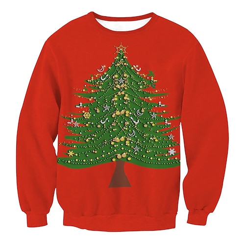 

Christmas Santa Claus Ugly Christmas Sweater / Sweatshirt Hoodie Pullover Print Graphic Hoodie For Men's Women's Unisex Adults' 3D Print 100% Polyester Party