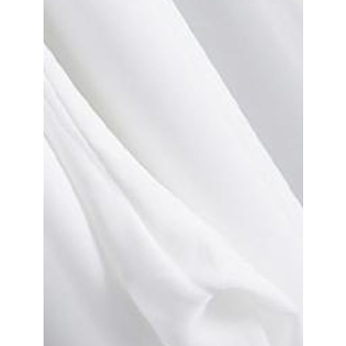  Femmes Jambe large Pantalons Vacances Streetwear Léger Longueur complète Taille haute Uni Taille Élastique Coupe haute Respirabilité Confortable Micro-Élastique Extérieur Fête Tenue quotidienne Noir