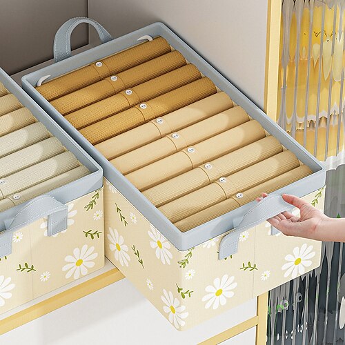 

Household Wardrobe Storage Box Clothes, Socks, and Sorting Storage Box Oxford Cloth Foldable Storage Box