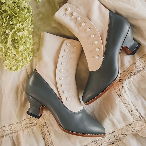 

Mujer Botas Tallas Grandes Botas de tacon Exterior Diario Botines Botines Tacón de gatito Dedo redondo Vintage Moda Elegante Cuero Sintético Color sólido Negro / blanco Negro Rojo
