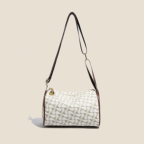 

Femme Sac bandoulière Sac d'épaule faux cuir du quotidien Fermeture Durable Brun foncé Kaki