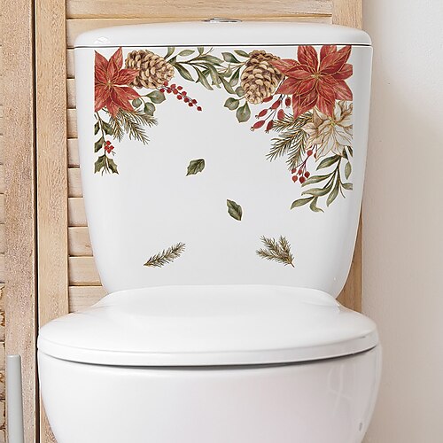 

Christmas Stickers, Room Toilet Stickers, Home Decoration Wall Stickers, Self-adhesive Stickers Xmas Stickers