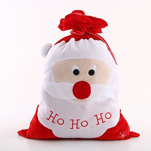 

Santa Sack Christmas Gift Bag 2618.5 Inch Large Canvas Christmas Santa Claus Bag for Xmas Party Supplies Favors