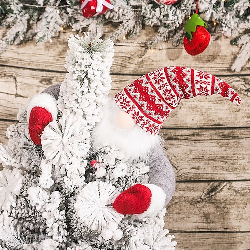 

Adorno para árbol de Navidad, gnomo abrazador, decoraciones para árboles de Navidad, decoración navideña, festival de temporada, adornos navideños, vacaciones, país de las maravillas de invierno,