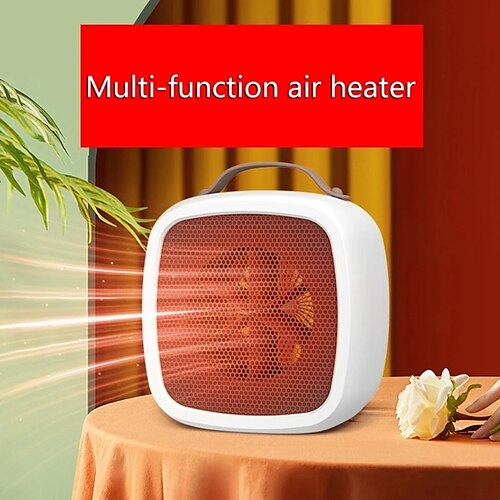

Calentador de espacio pequeño, ventilador calefactor eléctrico portátil para el hogar y la Oficina, calentadores de ventilador de cerámica con termostato ajustable