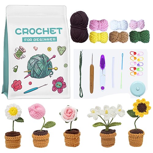  Crochet Kit for Beginners,Crochet Kits for Adults