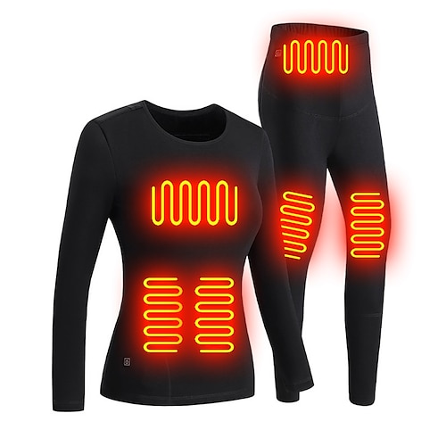 Men Women Heated Underwear USB Charging Electric Thermal Heating Shirt &  Pants Insulated Heating Shirt With 3 Level Temperature 2024 - $61.99