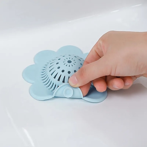 Silicone Hair Filter Sink Anti-blocking Strainer Shower Floor Bathtub
