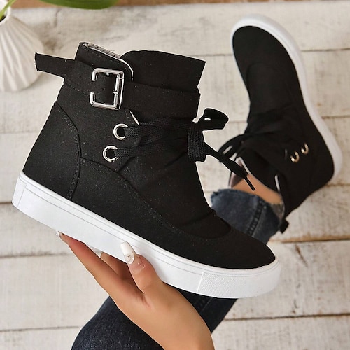 

Women's Sporty Fashion Boots With Large Decoration <!---->