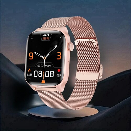 

T12pro Smartwatch 1.83 Zoll Smartwatch Fitnessuhr Bluetooth Schrittzähler Anruferinnerung Schlaf-Tracker Kompatibel mit Android iOS Damen Herren Langer Standby Freisprechanlage Nachrichterinnerung IP