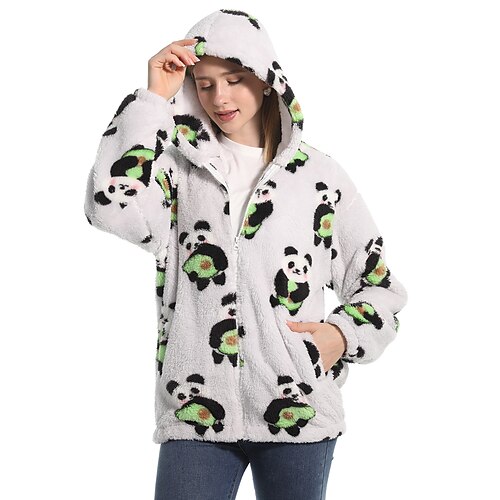 

Adulto Vestuário de Noite Cobertor com capuz grande Cobertor vestível com bolso Panda Cão Animal Pijamas Macacão Shu Lint Cosplay Para Homens Mulheres Carnaval Pijamas Animais desenho animado