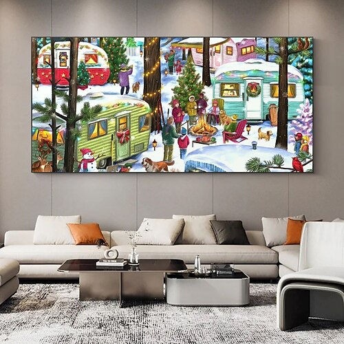 

1 pieza de gran tamaño 40 70 sin marco diy 5d adulto diamante artificial pintura digital conjunto escena de nieve de navidad pintura de diamante arte de diamante completo bordado artesanías para