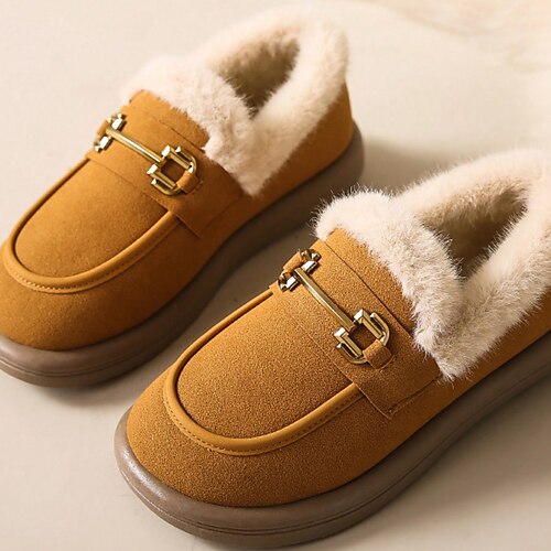 

Mulheres Botas Sapatos de camurça Diário Botas Botas Tornozelo Sem Salto Ponta Redonda Conforto Camursa Sintética Mocassim Côr Sólida Camelo Preto Verde