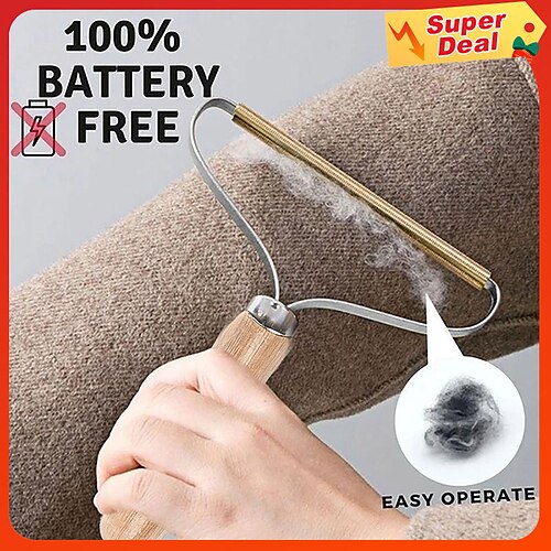 

Портативное средство для удаления ворса одежды Fuzz Fabric Shaver Brush Инструмент без питания пух удаления ролика для свитера тканого пальто