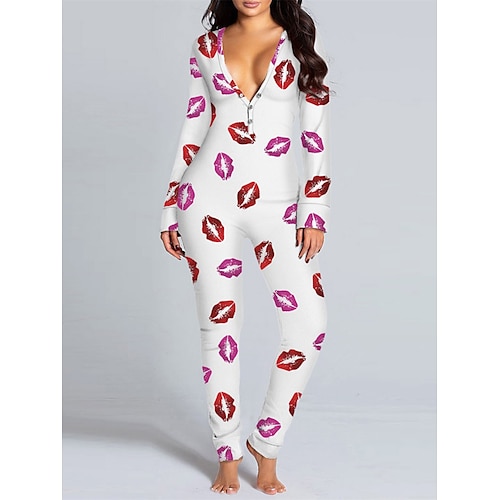 Women s Adult Onesies Onesie Pajamas Leopard Butterfly Casual