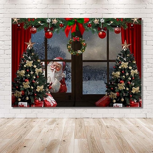 

Рождественская елка висит гобелен, настенное искусство, Рождество, большой гобелен, фреска, декор, фотография, фон, одеяло, занавеска, украшение для дома, спальни, гостиной