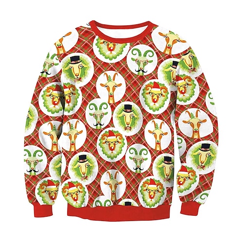 

Noël Pull de Noël Sweat à capuche Sweat Imprime Poche avant Art graphique Drôle Sweat à capuche Pour Homme Femme Unisexe Adulte Impression 3D 100 % Polyester Soirée