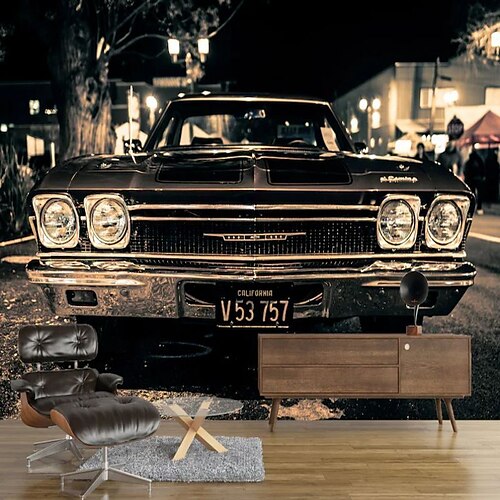 

Papel pintado 3D para coche, mural para revestimiento de paredes, adhesivo para despegar y pegar, material de PVC/vinilo extraíble, autoadhesivo/adhesivo, decoración de pared necesaria para sala de