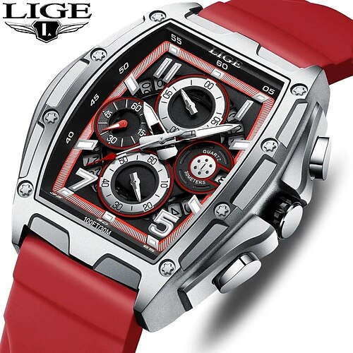 

2023 nouvelle montre lige mode montres décontractées pour hommes sport militaire étanche chronographe calendrier montre-bracelet hommes horloge à quartz relojes hombre