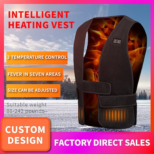 

Heated Vest Jacket USB Unisex Women Men Winter Heated Thermal Waistcoat for Hunting Hiking Warm Hunting Jacket