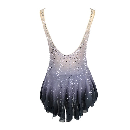 grey figure skating dress Thora main image 0