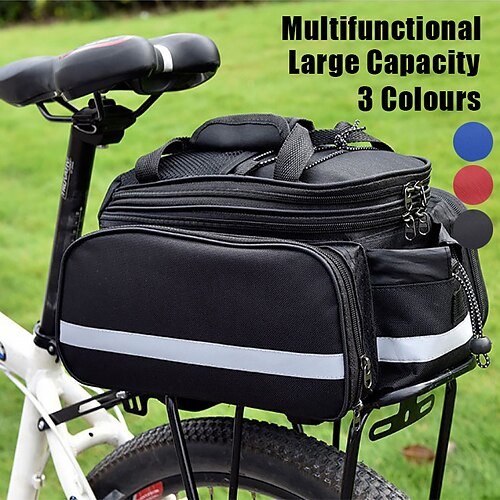 

Herren Sporttaschen Auto-Rücksitz-Organizer Bikepacking-Taschen Oxford Stoff Outdoor Täglich Festtage Reißverschluss Hohe Kapazität Wasserdicht Klappbar Feste Farbe Farbblock Schwarz Rote Blau