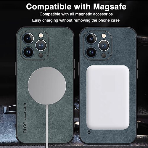 

teléfono Funda Para iPhone 15 Pro Max Plus iPhone 14 Pro Max iPhone 13 Pro Max iPhone 12 Pro Max iPhone 11 Pro Max Funda Trasera adsorción magnética Soporte de carga inalámbrica Ultra Delgado