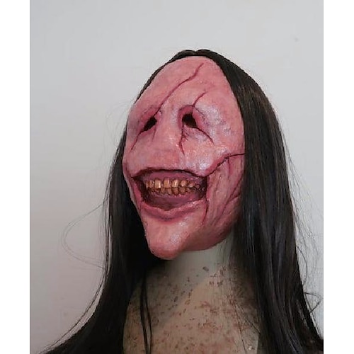 

Zombie Devil Mask Halloween Props Adults' Men's Women's Funny Scary Costume Halloween Carnival Easy Halloween Costumes