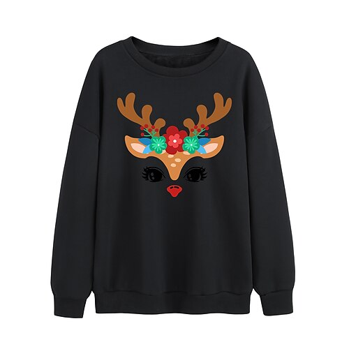 

Costume de père noël Sweatshirt Adulte Femme Décontractées Noël Noël Festival Noël Déguisements d'Halloween faciles