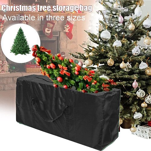 

Bolsa de almacenamiento para árbol de Navidad 210d, bolsa de almacenamiento para corona de Navidad, bolsa organizadora de PVC, bolsa de almacenamiento impermeable para árbol de Navidad, organizador de gran capacidad