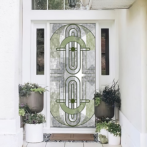 

Geometric Door Covers Door Tapestry Door Curtain Decoration Backdrop Door Banner for Front Door Farmhouse Holiday Party Decor Supplies