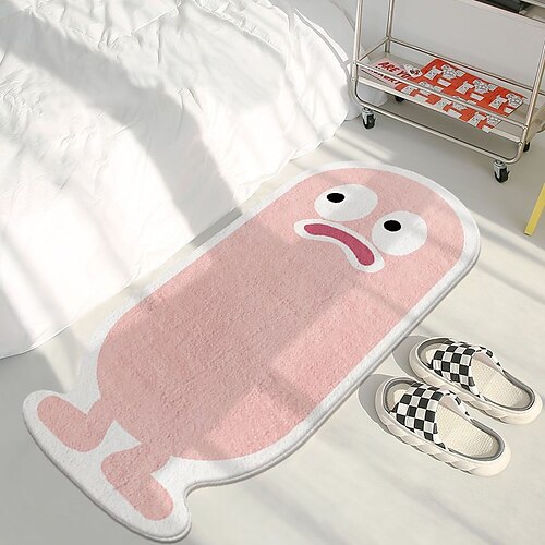 

Ins Style Imitation Cashmere Carpet Room Cloakroom Mirror Front Wear Resistant Carpet Girl Heart Easy to Take Care of Bedroom Bedside Carpet