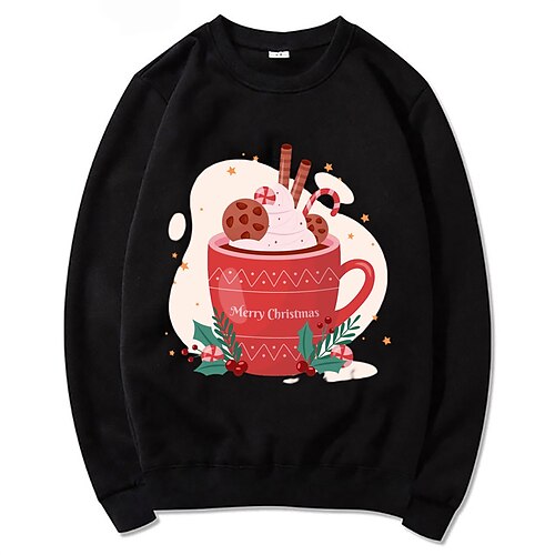 

Weihnachten Cosplay Zeichentrick Manga Pullover Anime Grafik oben Für Herren Damen Unisex Erwachsene Heißprägen 100% Polyester Party Festival