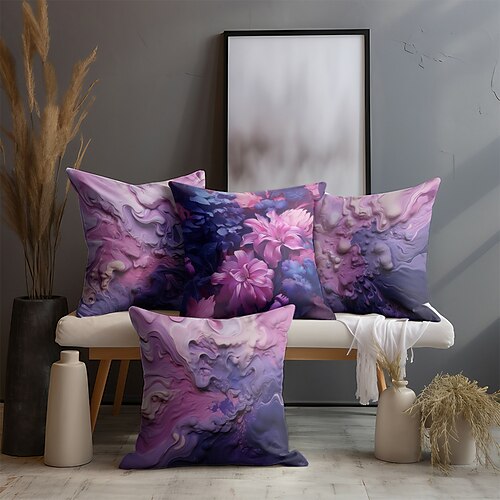 

Abstract Double Side Pillow Cover 1PC Soft Decorative Square Cushion Case Pillowcase for Bedroom Livingroom Sofa Couch Chair