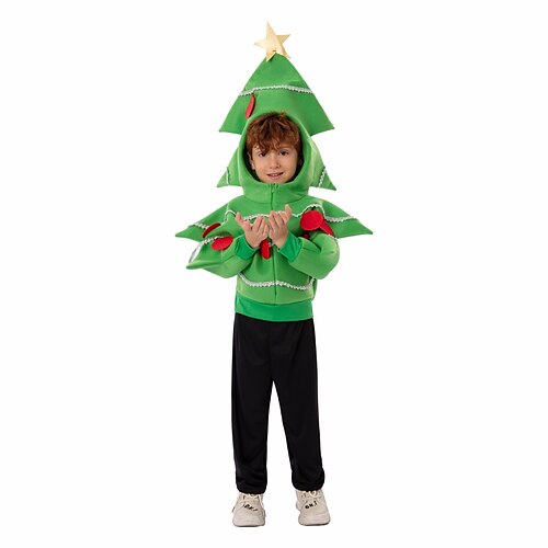 

Christmas Trees Cosplay Costumes Boys Girls' Christmas Christmas Masquerade Christmas Eve Kid's Party Christmas New Year Eve Polyester Top