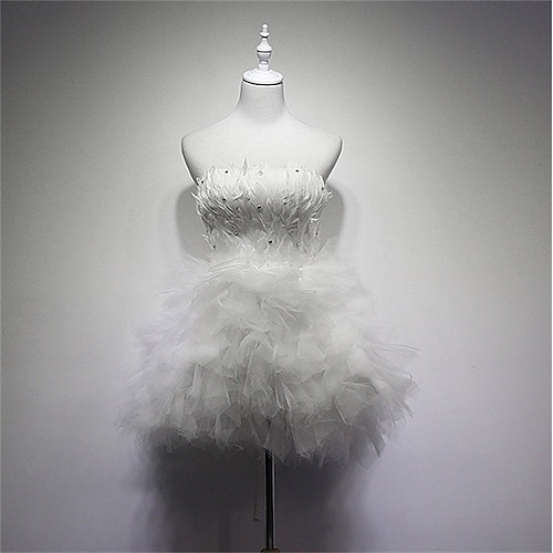 

Damen Prinzessin Ballerina-Tänzerin Aufführung Tanzen Kleid Gestuftes Tutu Abendkleid Kuschelig Party Tüll Feder Grau Schwarz Weiß Kleid