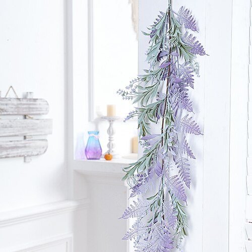 

Winter Garland Vine Simulation Persian Olive Branches Are Suitable For Hanging Decorations In Holiday Parties, Home Furnishings, Restaurants, And Commercial Center Scenes