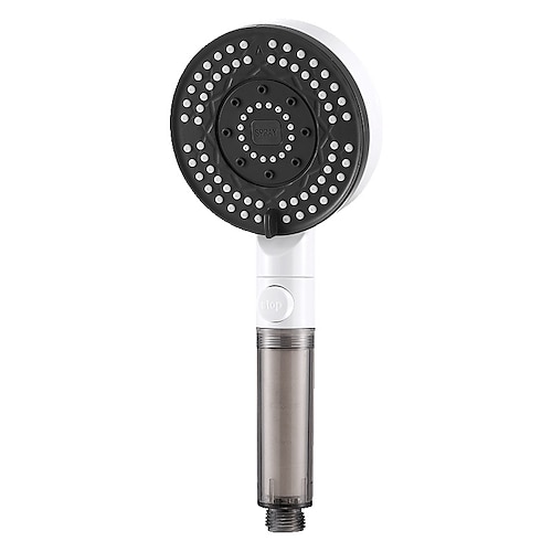 

6 Modes Filter Shower Faucet Head, Coastal Style High Pressure High Flow Handheld Shower Sprayer with Pause Button