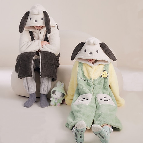 

Adulto Pijamas Kigurumi Vestimenta Nocturna Pijamas de navidad Cachorro Animal Animal Pijamas de una pieza Pijamas Disfraz divertido Vellón de Coral Cosplay por Hombre y mujer Mascarada Ropa de Noche